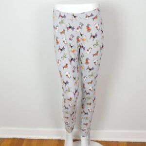 Dogs in Halloween Costumes PJ Pajama Pants Small